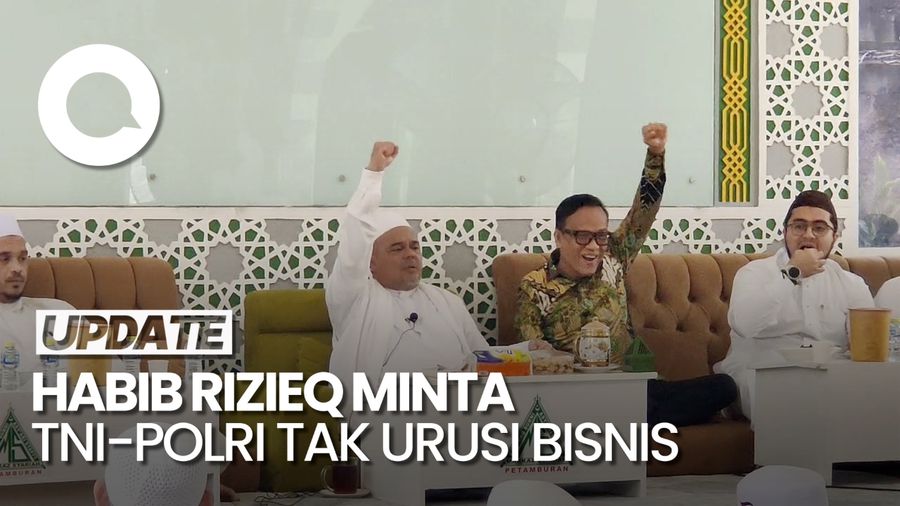 Video Habib Rizieq: Saya Setuju Gaji TNI-Polri Naik, Tapi Fokus Tugas Mereka