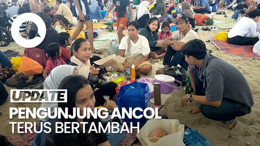 Video: Libur Lebaran, Ancol Dipadati 30 Ribu Pengunjung Siang Ini
