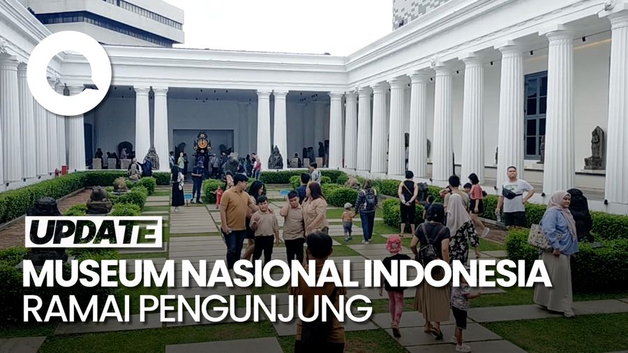 Video: Museum Nasional Indonesia Ramai Pengunjung di H+2 Lebaran