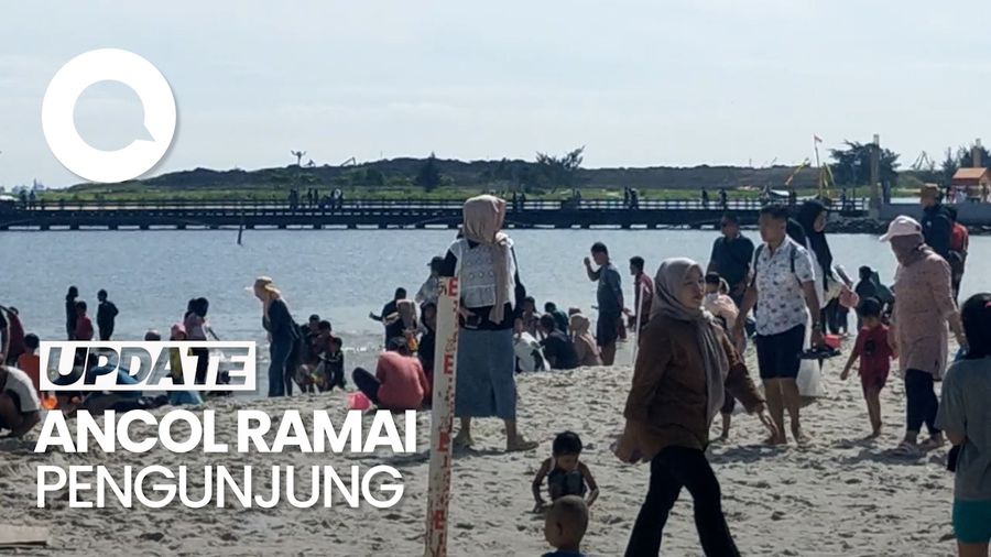 Video Ramainya Ancol di H+2 Lebaran