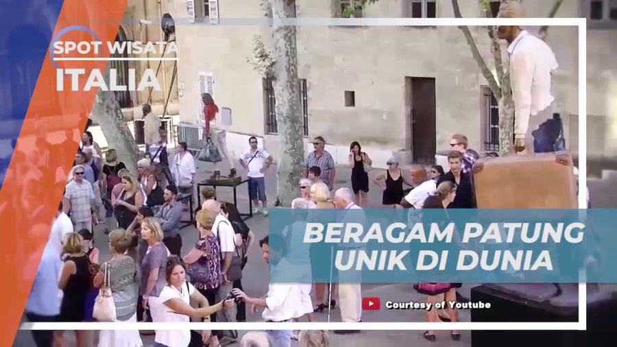 Menemukan Patung Unik di Berbagai Sudut Italia