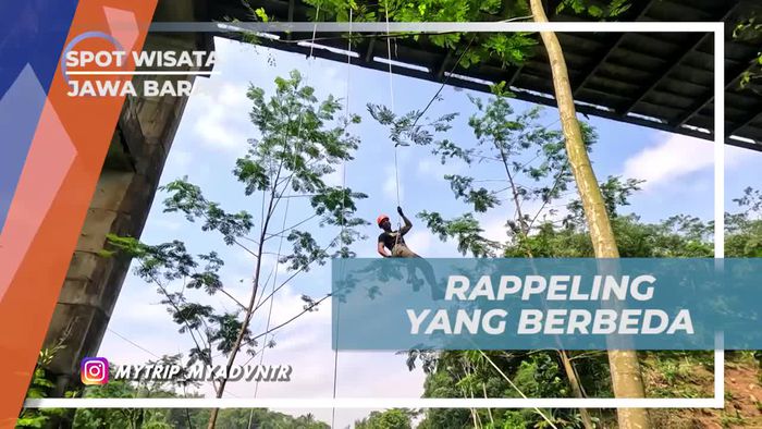 Nikmati Pengalaman Berbeda Saat Rappeling di Jembatan Cisinga, Jawa Barat