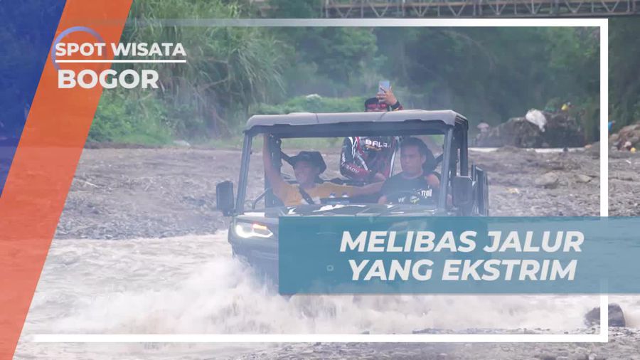 Melibas Medan Ekstrem di Jalur Offroad, Bogor