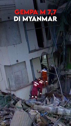 Video: Korban Tewas Gempa Myanmar Bertambah, Tembus 2.886 Orang