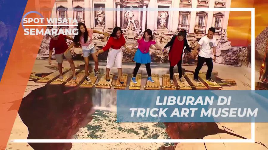 Seru-seruan di Museum 3D Trick Art Semarang