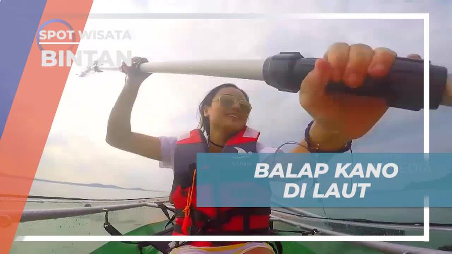 Ikuti Keseruan Balapan Kano di Pantai Bintan