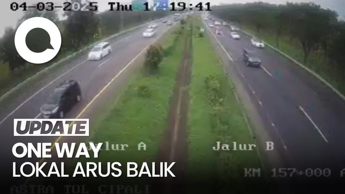 Video: Arus Balik Lebaran, Sistem One Way Berlaku Sore Ini dari Km 188-70 Arah Jakarta