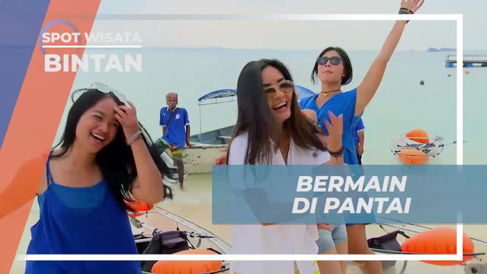 Bermain Seru di Pasir Putih Pantai Bintan