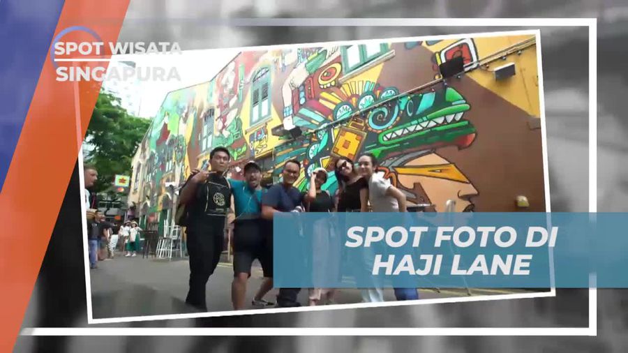 Abadikan Momen Menarik di Street Art Haji Lane, Singapura