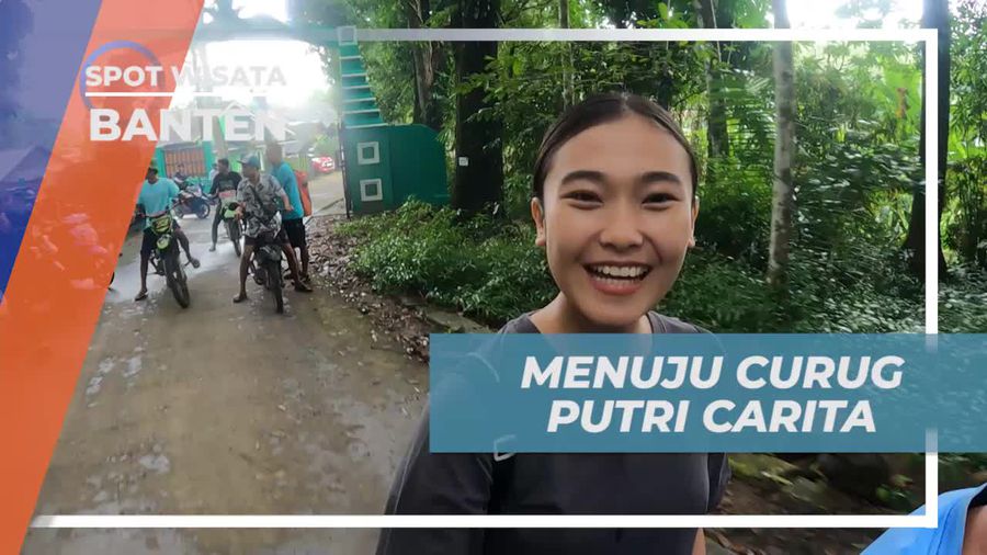 Menelusuri Jalur Menantang Menuju Curug Putri Carita, Banten