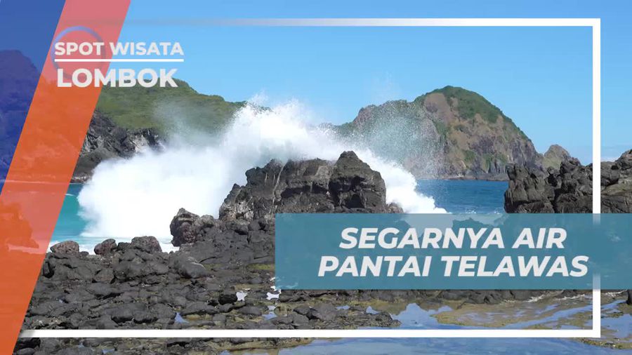 Menikmati Kesegaran Air Laut di Pantai Telawas yang Memikat di Lombok