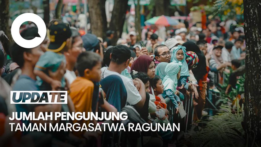 Video: H+3 Lebaran, Pengunjung Taman Margasatwa Ragunan Tembus 91 Ribu