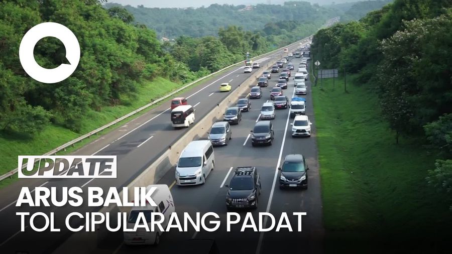 Video: Arus Balik H+3 Lebaran, Jalur Tol Fungsional Japek Selatan 2 Dibuka