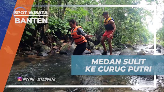 Bersiap Menghadapi Medan Sulit di Curug Putri, Banten
