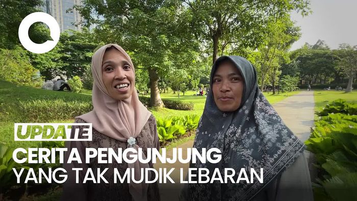 Video: Nggak Mudik, Pengunjung Ini Boyong 30 Anggota Keluarga ke Hutan Kota GBK