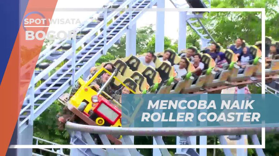 Mengalami Sensasi Naik Roller Coaster Seru di Bogor