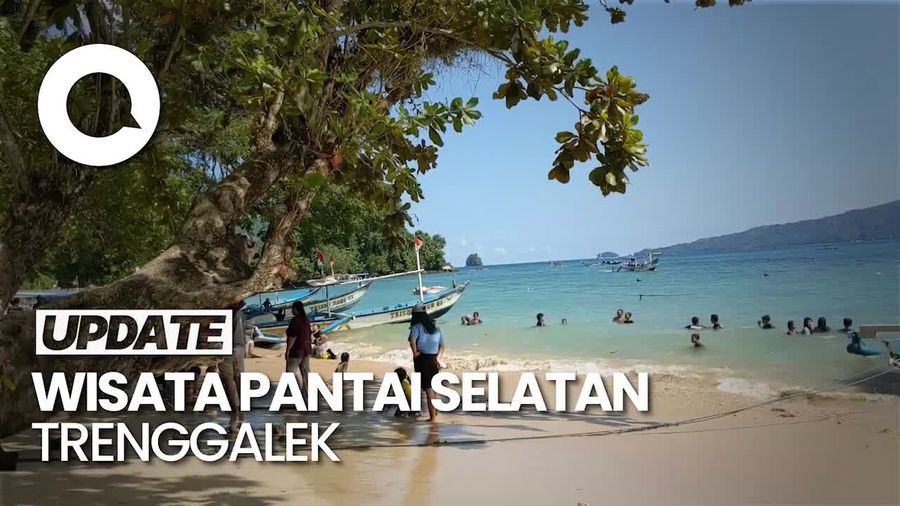 Video: Pantai Selatan Trenggalek Dipadati Wisatawan Saat Libur Lebaran