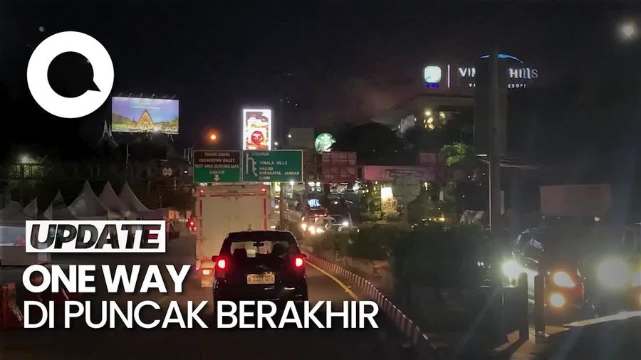 Video: One Way di Jalur Puncak Berakhir, Arus Lalin Kembali Normal