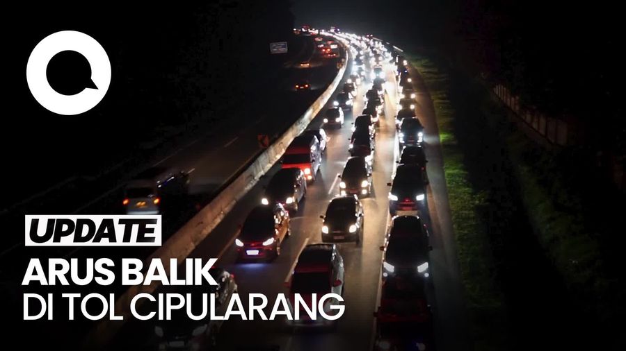Video: Arus Balik di Tol Cipularang Arah Jakarta Mulai Padat
