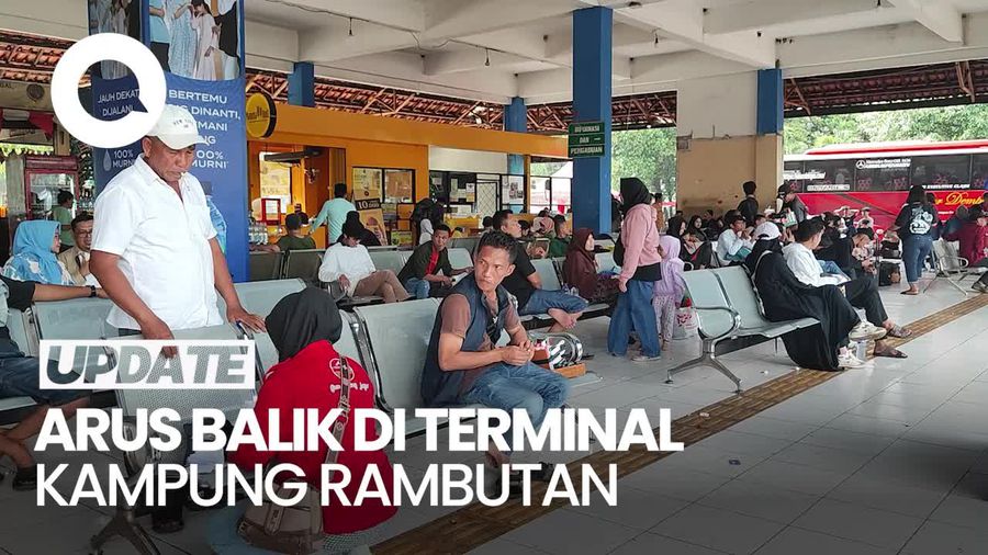 Video: Arus Balik, Ribuan Pemudik Telah Tiba di Terminal Kampung Rambutan