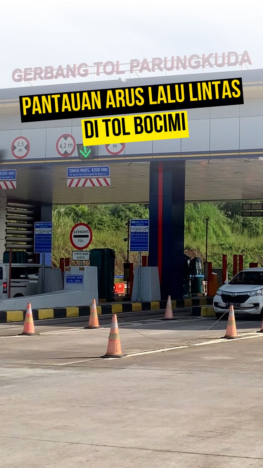 Video: H+4 Lebaran, Exit Tol Bocimi Lancar