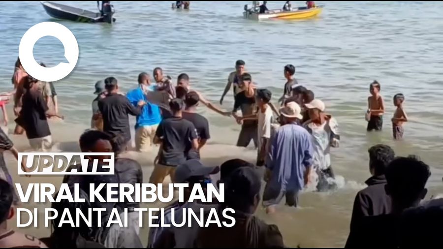 Video: Sejumlah Pemuda Ribut di Pantai Telunas, Polisi Amankan 5 Orang