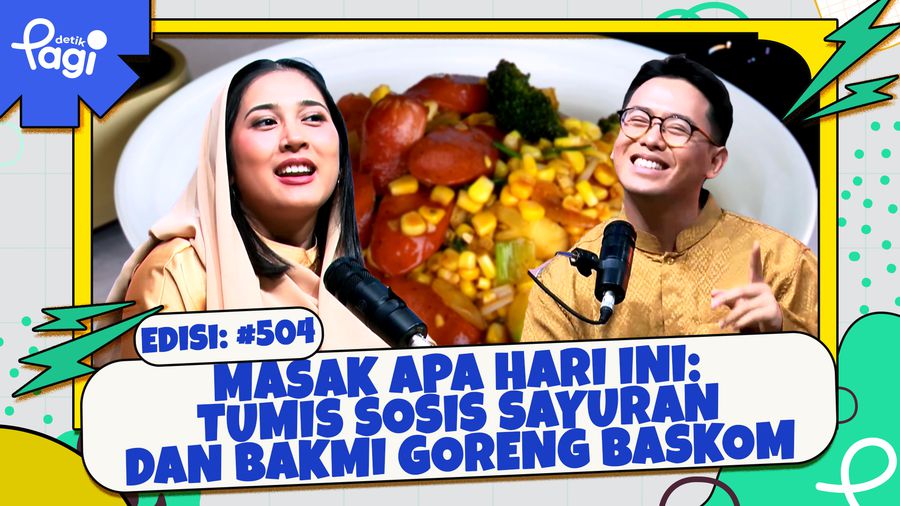 Tumis Sosis Sayuran dan Bakmi Goreng Baskom