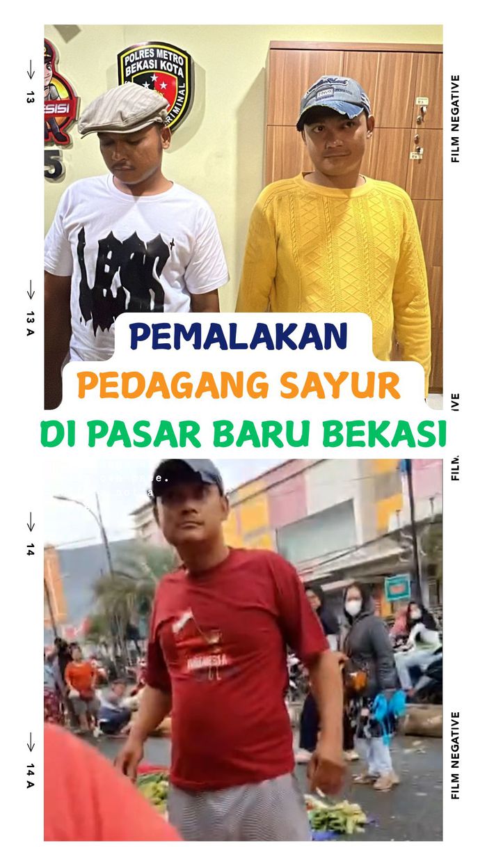 Video: Viral Pemalakan Pedagang Sayur di Pasar Baru Bekasi, Pelaku Ditangkap