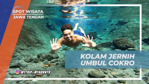 Berenang Riang di Kolam Jernih Umbul Cokro, Jawa Tengah