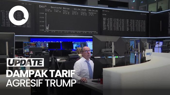 Video: Saham Eropa Anjlok Imbas Tarif Baru Barang Impor AS