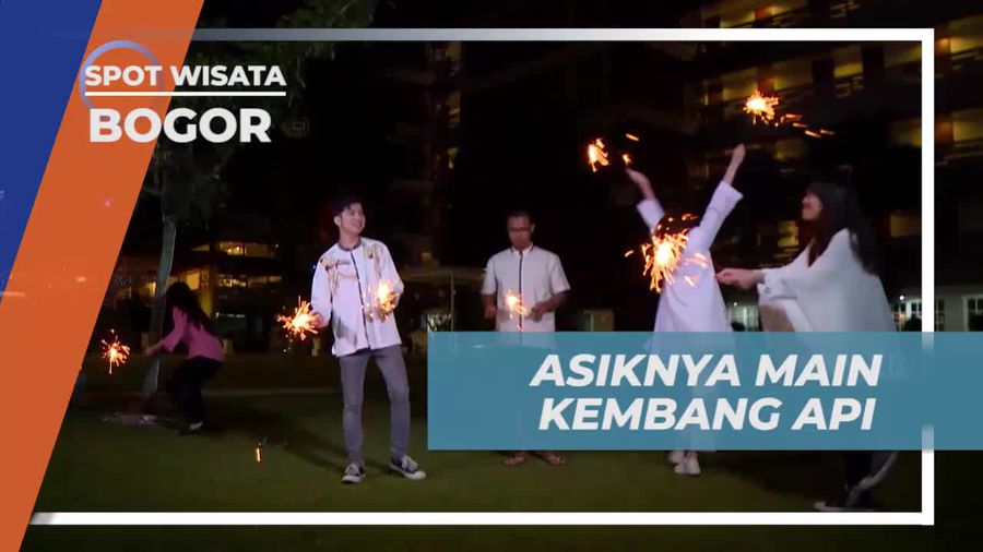 Merayakan Malam Takbiran dengan Kembang Api yang Meriah di Bogor