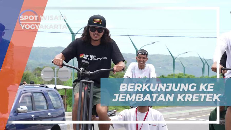 Bersepeda Unik di Jembatan Kretek untuk Menikmati Yogyakarta