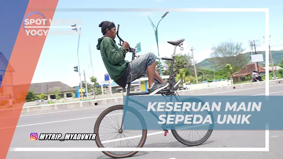 Menjelajahi Keseruan dengan Sepeda Unik di Jembatan Kretek, Yogyakarta