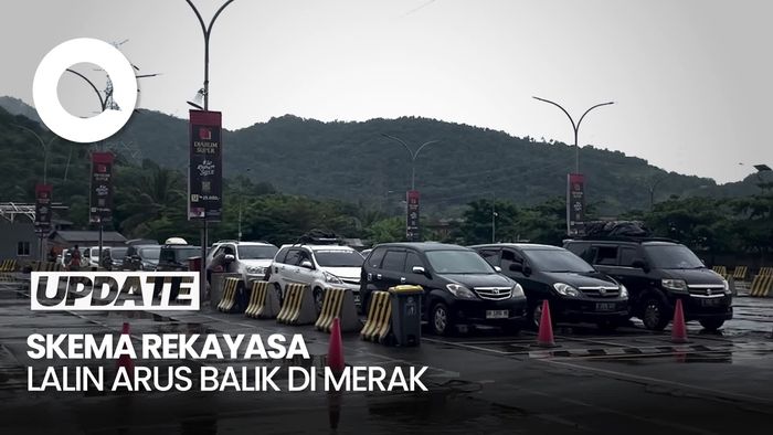 Video: Skema Rekayasa Lalin di Pelabuhan Merak Saat Puncak Arus Balik