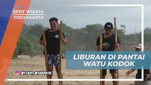 Bersantai di Pantai Watu Kodok dan Menikmati Suara Ombak, Yogyakarta