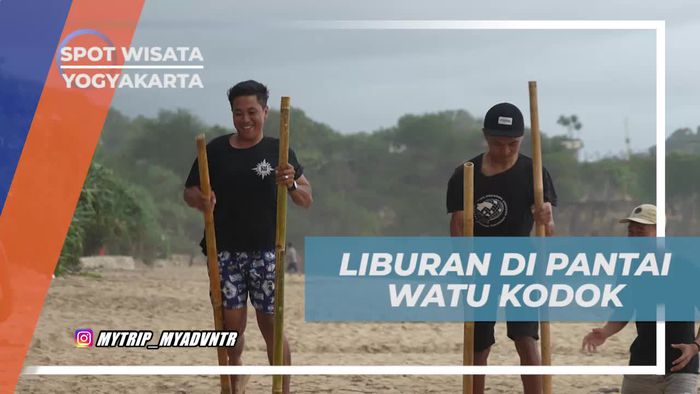 Bersantai di Pantai Watu Kodok dan Menikmati Suara Ombak, Yogyakarta