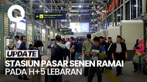 Video: H+5 Lebaran, 21 Ribu Penumpang Tinggalkan Jakarta via Stasiun Pasar Senen