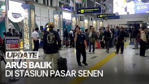 Video: Arus Balik, 18 Ribu Penumpang Tiba di Stasiun Pasar Senen