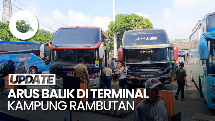 Video: Arus Balik, Jumlah Penumpang Tiba di Terminal Kampung Rambutan Terus Naik