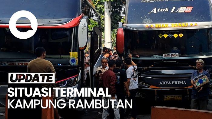 Video: Arus Balik, Terminal Kampung Rambutan Masih Lengang Pagi Ini