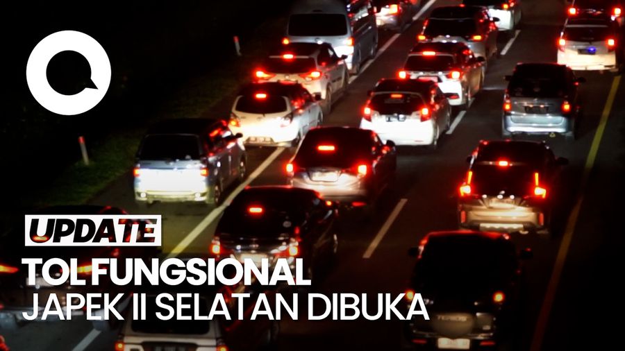 Video: Arus Balik, Tol Fungsional Japek II Selatan Dibuka