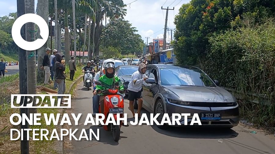 Video: One Way Arah Jakarta Diterapkan, Kendaraan Menuju Puncak Disetop