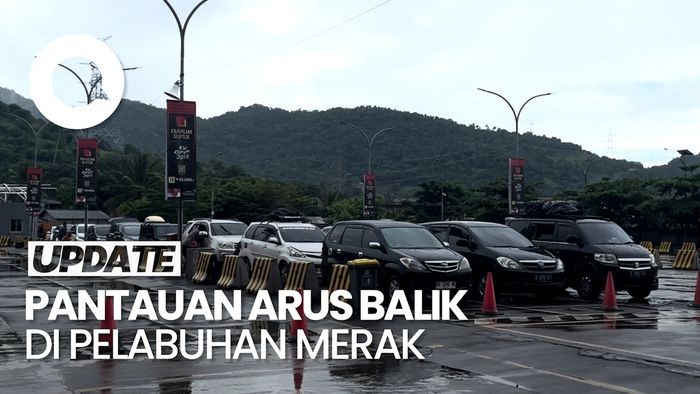 Video Pelabuhan Merak Lengang Pagi Ini