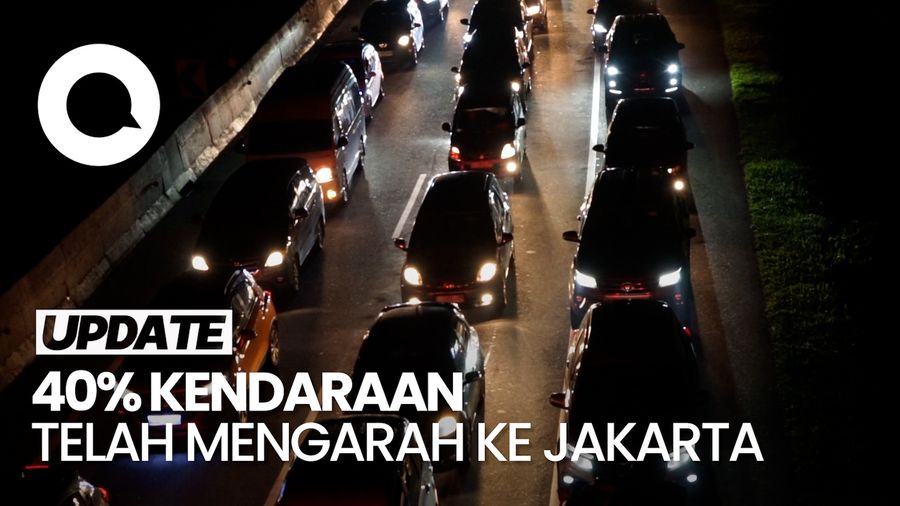 Video Kakorlantas: Sudah 40% Kendaraan Mengarah ke Jakarta saat Arus Balik