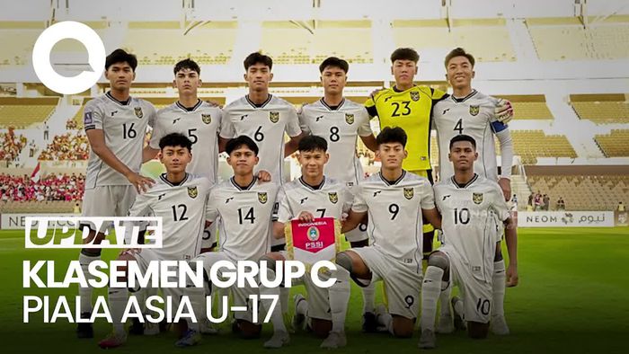 Video Klasemen Grup C Piala Asia U-17: Garuda Muda Posisi Kedua