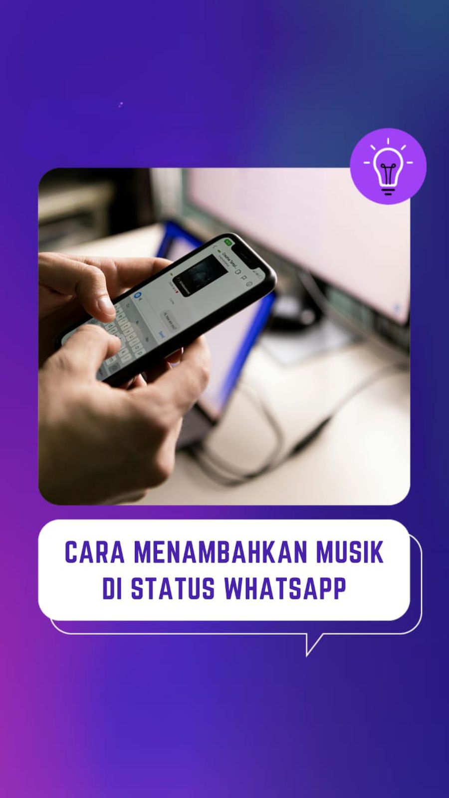 Cara Menambahkan Musik di Status WhatsApp