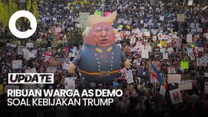 Video: Kala Ribuan Warga AS Turun ke Jalan, Protes Kebijakan Donald Trump