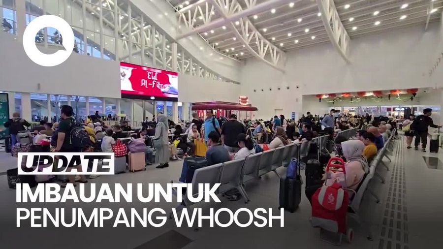 Video: Puncak Arus Balik, Ini Saran untuk Penumpang Whoosh dari Bandung