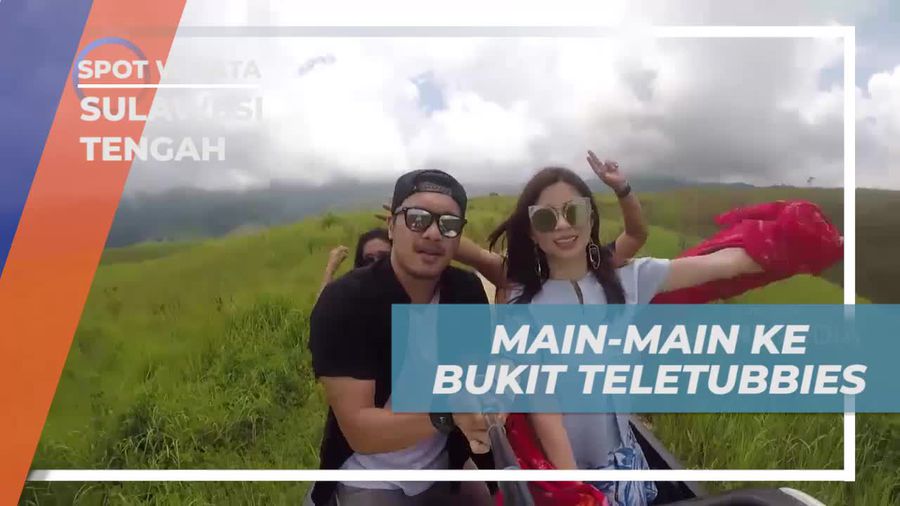 Bermain Ceria di Bukit Teletubbies yang Menakjubkan, Sulawesi Tengah