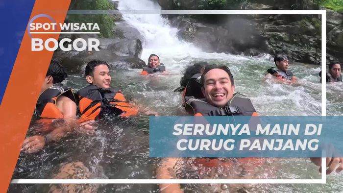Rasakan Keceriaan Saat Bermain Air di Curug Panjang, Bogor
